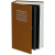 Кэшбокс-книга 115х55х180 мм Onix коричневая, цена, описание, фото 2 Кэшбокс-книга 115х55х180 мм Onix коричневая - фото 2