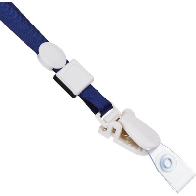 Держатель для бейджа с замком на кнопке Attache синий - фото 2