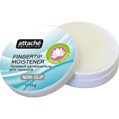 Подушка для смачивания пальцев гелевая Attache Selection Цветок лотоса - фото 1