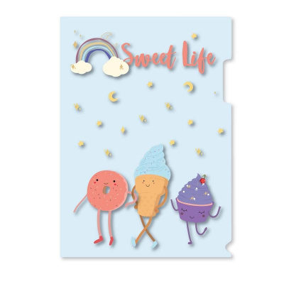 Папка-уголок А4 200 мкм Attache Selection Sweet life в ассортименте - фото 6