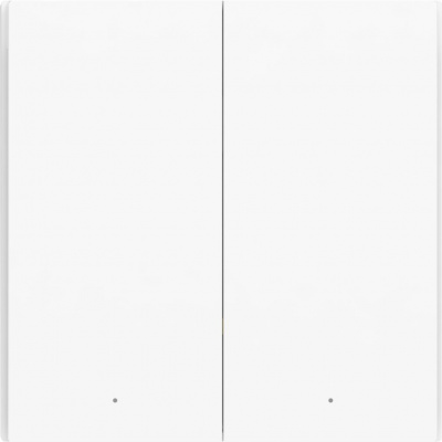 Умный выключатель двухклавишный Aqara Wireless Remote Switch H1 белый (WRS-R02) - фото 2