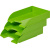 Лоток для бумаг горизонтальный зеленый Attache Fantasy пластик - фото 6