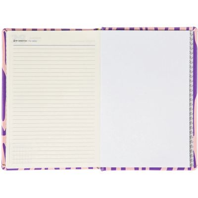 Ежедневник недатированный А5 искусственная кожа 160 л Attache Selection Zebra комбинированный - фото 6