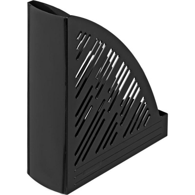 Вертикальный накопитель для бумаг 85 мм пластиковый черный Attache (уп. 2 шт) - фото 2