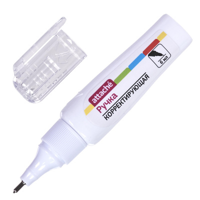 Корректирующий карандаш 6 мл Attache на быстросохнущей основе - фото 1