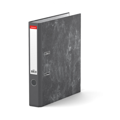 Папка-регистратор А4 50 мм Erich Krause Basic серая - фото 1