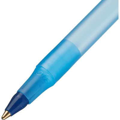 Ручка шариковая BIC Round Stic 0.32 мм синяя - фото 5