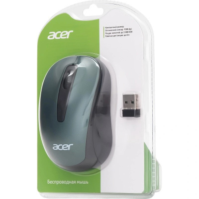 Мышь компьютерная беспроводная Acer OMR135 (ZL.MCEEE.01I) зеленая - фото 3