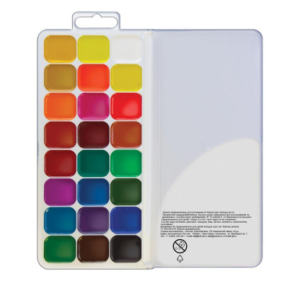 Краски акварельные 24 цвета без кисти Луч Классика - фото 2