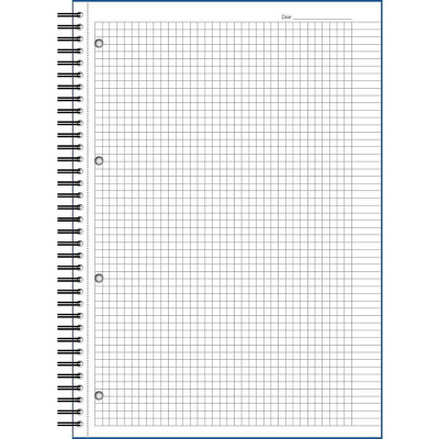 Бизнес-тетрадь А4 в клетку 100 л на спирали Attache LightBook синяя - фото 2