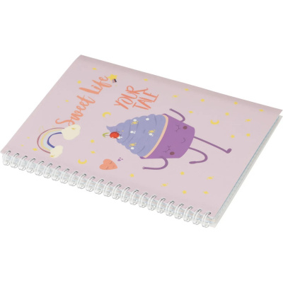 Бизнес-тетрадь А5 в клетку 96 л на спирали Attache Selection Sweet Life Капкейк  - фото 9