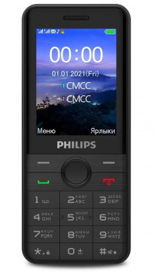 Мобильный телефон Philips Xenium E172 черный - фото 1