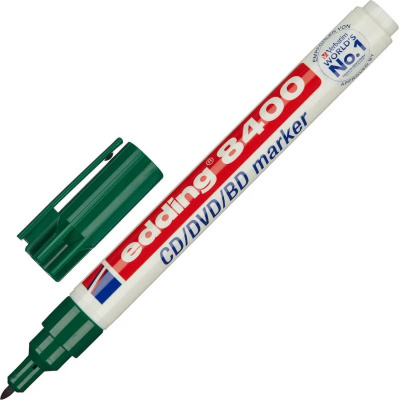 Маркер для CD/DVD дисков 4 цвета Edding 8400 (толщина линии 0.5-1 мм) НАБОР - фото 8
