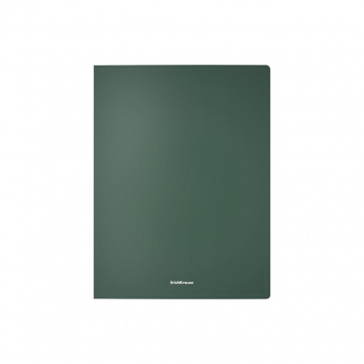 Скоросшиватель пластиковый A4 до 150 листов с пружинным механизмом Erich Krause Matt Classic зеленый - фото 2