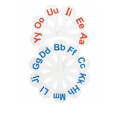 Касса букв веер Юнландия Английские гласные и согласные - фото 1