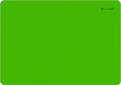 Доска для лепки 210х297 мм Silwerhof NEON пластик зеленый (формат А4) - фото 1