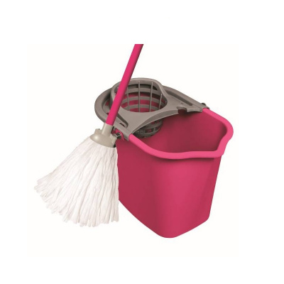 Набор для мытья МОП + ведро с отжимом 10 л - фото 1