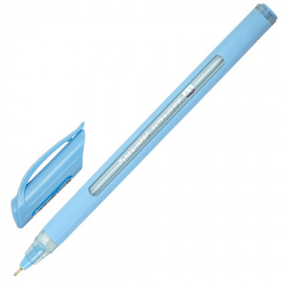 Ручка шариковая Brauberg Extra Glide Soft Pastel 0.35 мм синяя - фото 1
