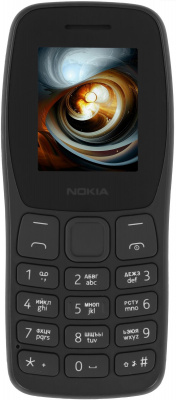 Мобильный телефон Nokia 105 DS черный, цена, описание, фото 1 Мобильный телефон Nokia 105 DS черный - фото 1