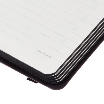 Ежедневник недатированный А5 искусственная кожа 136 л Bruno Visconti Megapolis Soft бордовый - фото 4