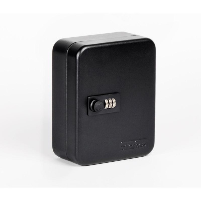 Шкаф для ключей металлический Office-Force черный (на 20 ключей) - фото 3