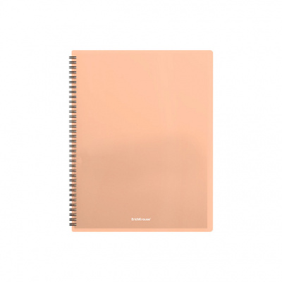 Папка файловая А4 10 мм на 40 файлов на спирали Erich Krause Matt Pastel Bloom в ассортименте - фото 2