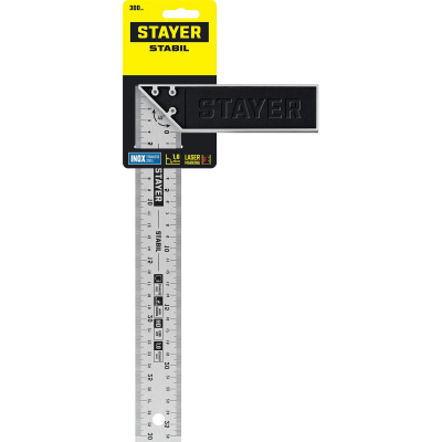 Угольник STAYER Professional 300 мм нержавеющая сталь - фото 2