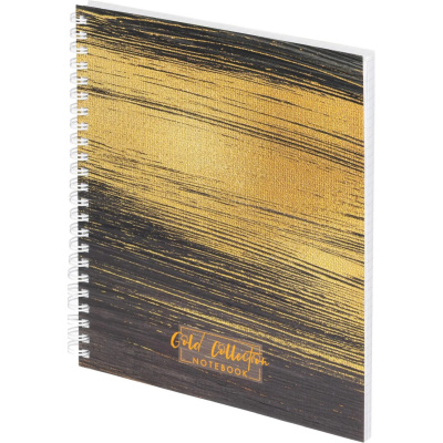 Бизнес-тетрадь А5 в клетку 96 л на спирали Attache Selection Gold Collection разноцветная  - фото 8