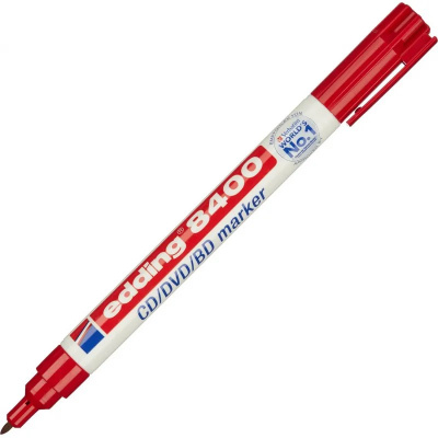 Маркер для CD/DVD дисков 4 цвета Edding 8400 (толщина линии 0.5-1 мм) НАБОР - фото 5