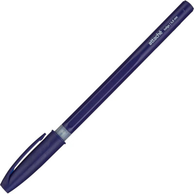 Ручка шариковая Attache Indigo 0.6 мм синяя  - фото 8