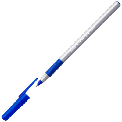 Ручка шариковая BIC Round Stic Exact 0.35 мм синяя - фото 7