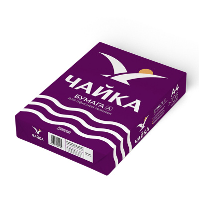 Бумага для офисной техники А4 Чайка (80 г/м², марка А, 500 листов) - фото 4