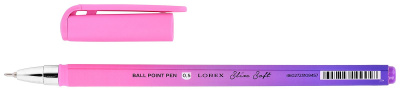 Ручка шариковая Lorex Slim Soft Gradient Sweet 0.5 мм синяя - фото 3