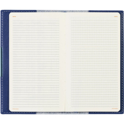 Еженедельник недатированный А6 искусственная кожа 80 л Bruno Visconti Metropol синий - фото 7