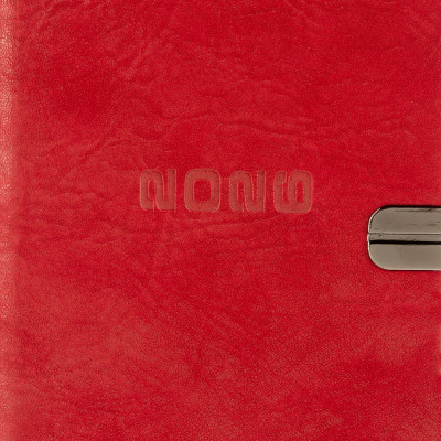 Еженедельник датированный нестандарт (175х95) искусственная кожа 64 л Escalada красный с фикс.рез. - фото 20