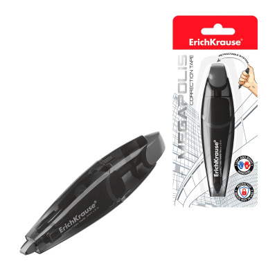 Корректирующая лента 5 мм x 6 м Erich Krause Megapolis с фиксацией аппликатора - фото 1