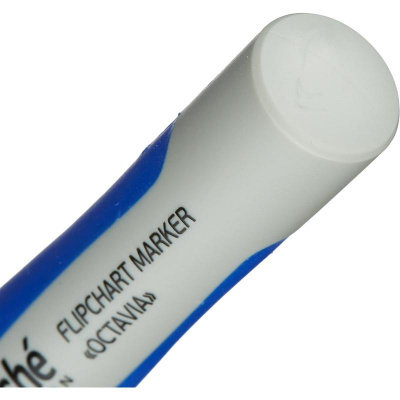 Маркер для флипчарта бумажного синий Attache Selection Octavia (толщина линии 2-3 мм) - фото 2