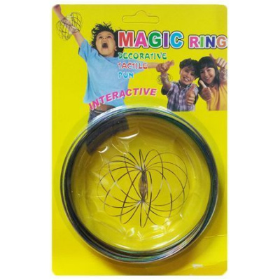 Кинетическая игрушка Кольца металлические 12,5 см - фото 2
