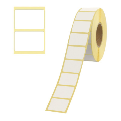 Термоэтикетки 30х20 мм белые ТермоЭко (1 рулон 1800 шт) - фото 1