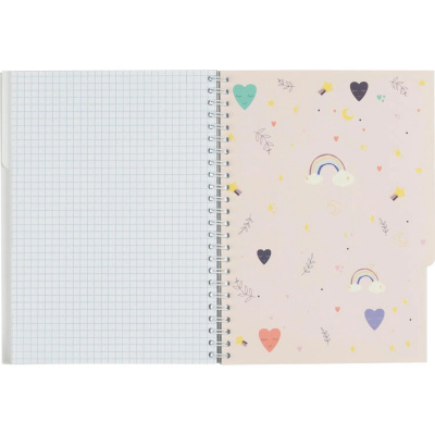 Бизнес-тетрадь А5 в клетку 96 л на спирали Attache Selection Sweet Life Пончик - фото 5