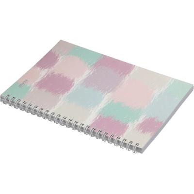 Бизнес-тетрадь А5 в клетку 80 л на спирали Attache Selection Pastel Квадраты - фото 6