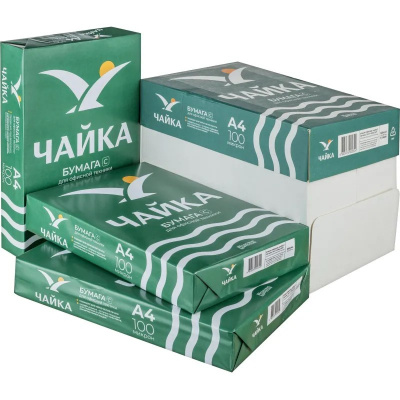 Бумага для офисной техники А4 Чайка (80 г/м², марка С, 500 листов) - фото 2