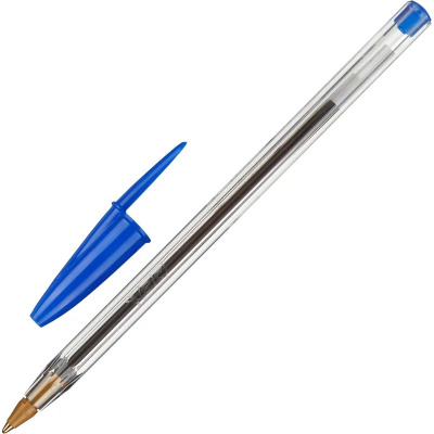 Ручка шариковая BIC Cristal 0.32 мм синяя - фото 1