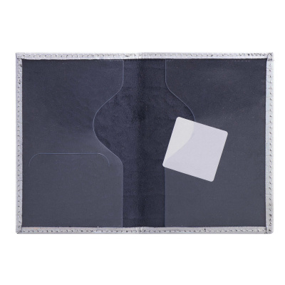 Обложка для паспорта 97х138 мм из натуральной кожи Staff Profit перламутровая - фото 2