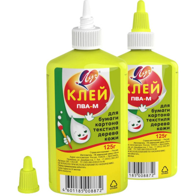 Клей ПВА-М 125 г Луч - фото 2