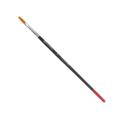 Кисть синтетика №5 плоский пучок Brauberg - фото 1