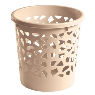 Корзина для мусора 10л пластик с держателем - фото 1