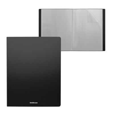 Папка файловая А4 17 мм на 30 файлов Erich Krause Matt Classic черная, цена, описание, фото 1 Папка файловая А4 17 мм на 30 файлов Erich Krause Matt Classic черная - фото 1