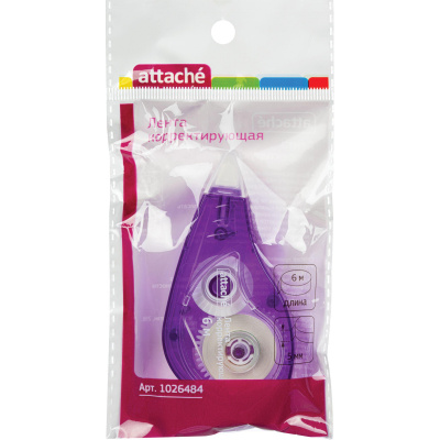 Корректирующая лента 5 мм x 6 м Attache - фото 3
