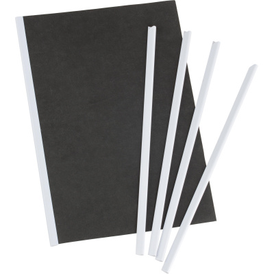 Скрепкошина для быстрого переплета Attache, белые, до 60 листов (упаковка 10 шт.) - фото 1